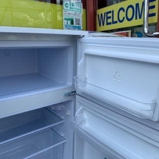 【ジモティー割引】83L 2018年製冷蔵庫【ハードオフ八王子めじろ台店】の画像