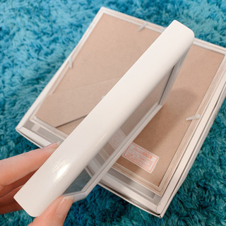 (中、小セット)白 額縁 フレーム アルミ フォト 絵の画像