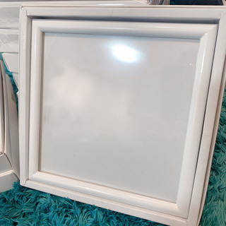 (中、小セット)白 額縁 フレーム アルミ フォト 絵の画像