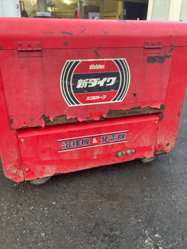 7日までの値引き！新ダイワエンジン発電機❗️DGW200L❗️ウェルダー❗️バッテリー新品交換済み❗️軽油❗️