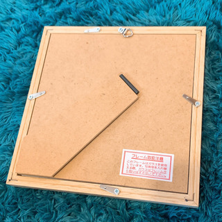 (2枚セット)木目 ウッド 額縁 フレーム 写真立て の画像