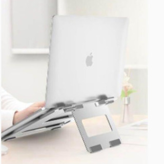 【新品未使用】パソコンスタンド　冷却効果　アルミニウム製　無段階...