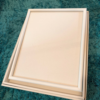 白 ウッド 額縁 フォトフレーム 写真