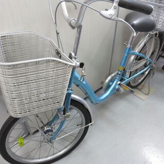 ◆ ブリヂストン　カルモCALMO　20インチ　オートライト　前後かご付き　の画像