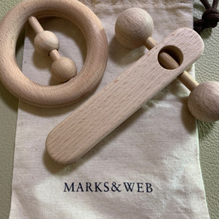 マークスアンドウェブ　木製　おもちゃ　2個セット