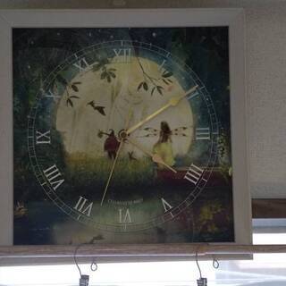 シャーロットバード 時計 油絵調 妖精の画像