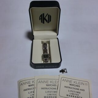 ★ANNE  KLEIN Ⅱレデース腕時計、殆ど使用せず、★箱共...