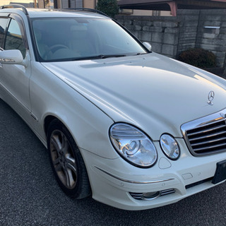 Eクラスワゴン ディーゼル E320 CDI 7万キロ アバンギャルド ベージュ革 サンルーフの画像