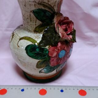 無料  花瓶 イタリア製 陶器 CERAMICHE PAOLI ITALIA の画像