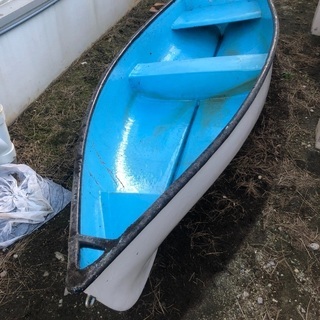 ボート　オール2本の画像