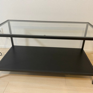IKEA イケア　ガラステーブル　ヴィットショー