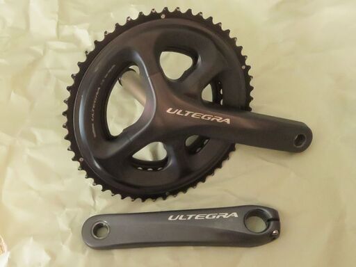 アルテグラクランク FC-6800 52-36T 走行1,300km 美品