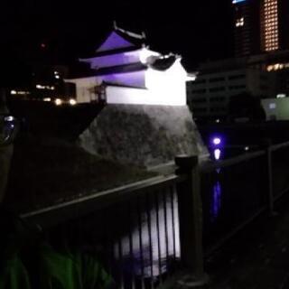 駿府城内堀、ジョギング夜遅めの体重落とし