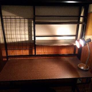 ニトリ机付ロフトベッドの画像