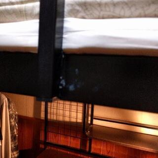 ニトリ机付ロフトベッドの画像