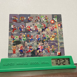 スーパーマリオ　置き時計
