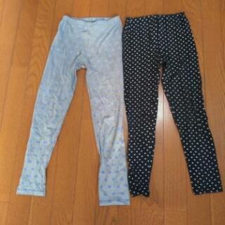 キッズレギンス　2枚セット