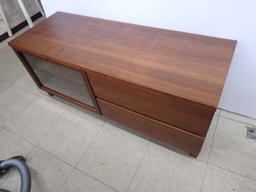 無印良品 AVラック オーク材/ウォールナット材 テレビ台 ローボード 幅 110cm