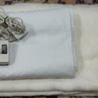 ●昭和レトロの貴重なシングルサイズ電気掛け毛布●ナショナル高級大...