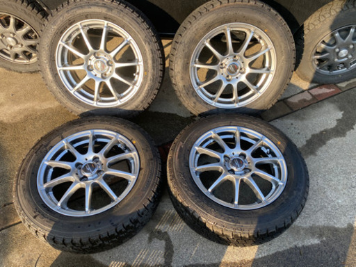 ガリキズ無し　185/65r/15 スタッドレス　ホイール 4本セット