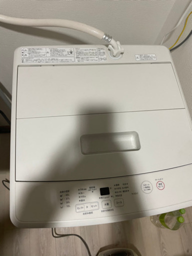 2019年式　無印良品　洗濯機