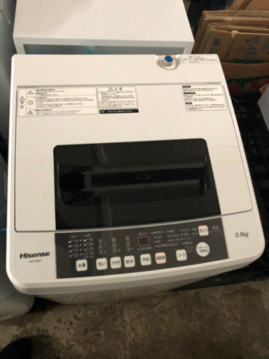 洗濯機　5.5kg 2018年製　HISENSE
