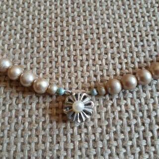 再値下げ【ピンクゴールドパール】ネックレスの画像