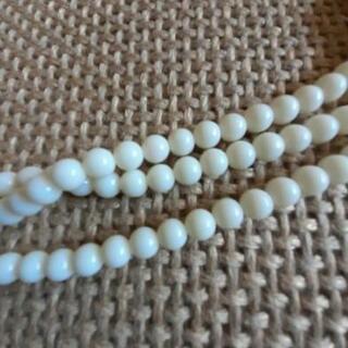 値下げ 3連 ネックレスの画像