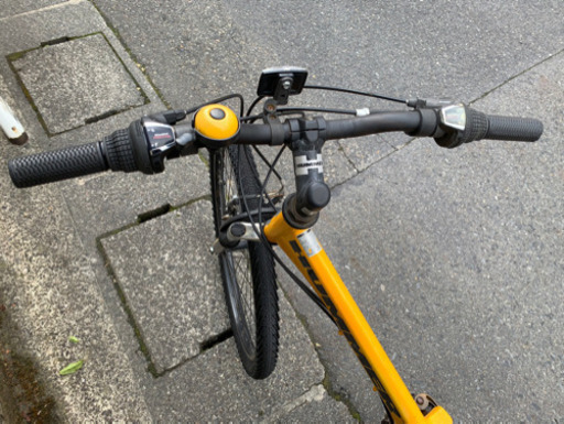 【ハマー折りたたみ自転車】26x1.95タイヤ　前後タイヤ、サドル、変速レバー新品❗️若林自転車膳所店　SALE中❗️美品❗️