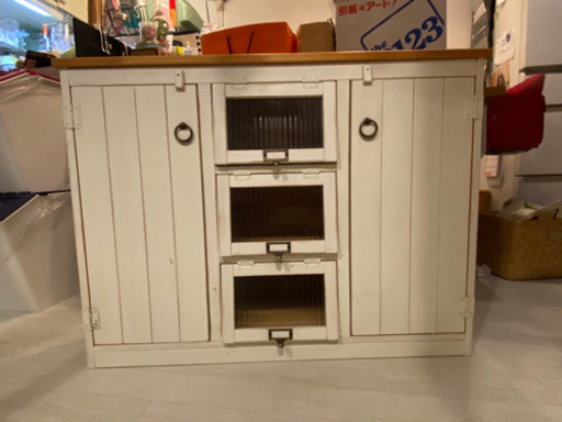 ナチュラル フレンチ カントリー サイドボード キャビネット