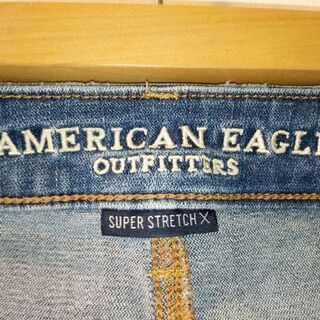 受付3/7まで☆ AMERICAN EAGLE スーパーストレッチデニム ハイウエスト 36〜38の画像