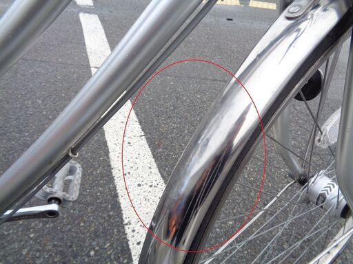BRIDGESTONE 27インチ 軽快車 シルバー (104)