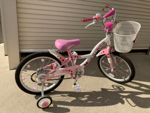 【取引中】18インチ　子供自転車　女の子　値下げしました