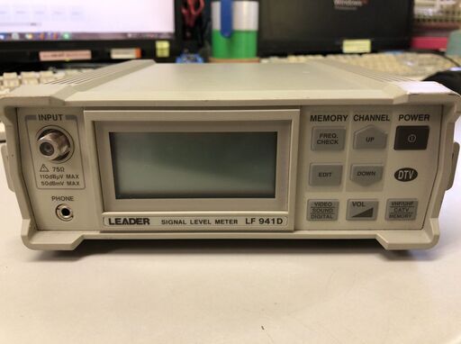 ★ジャンク品★LEADER　リーダー電子㈱　SIGNAL　LEVEL　METER　LF-941D　通電不可
