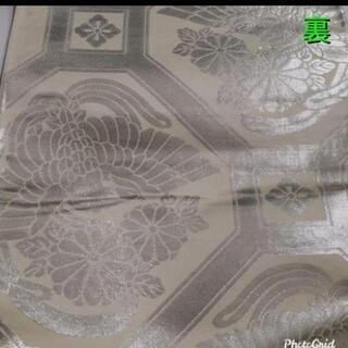 袋帯☆正絹 亀甲鳳凰 全通の画像