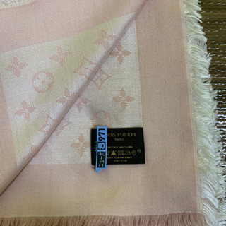 LOUIS VUITTON 　ストール　ショール モノグラム　デニム　ローズの画像