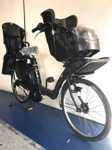 関東全域送料無料　保証付き　ヤマハ　パスキッス　26インチ　3人乗り 8ah 電動自転車