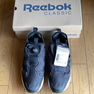 【未使用品】リーボック インスタポンプフューリー OG ブラックホワイト 27.5cmの画像