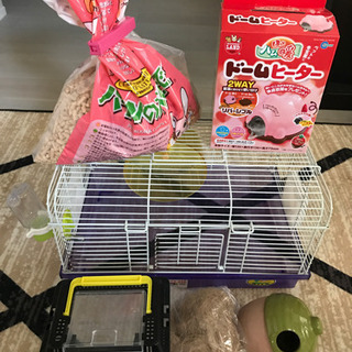 ハムスター　飼育セット　ケージ　回し車　給水機　巣箱　等