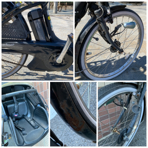 8.9AH バッテリー新品 アンジェリーノ 子供乗せ電動自転車 ママチャリ YAMAHA ブリヂストン