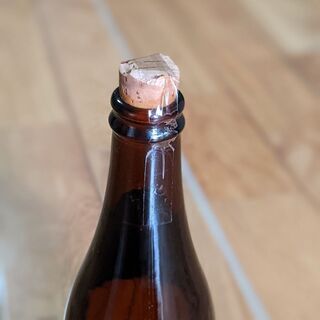 千代泉　25度　500ml 　復刻ビール瓶　2005年に現地にて瓶詰めの画像