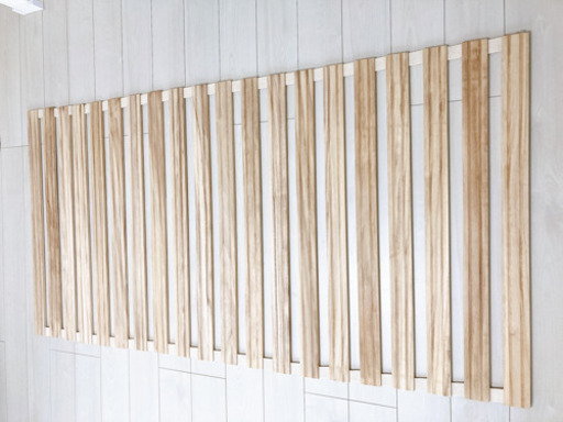【2/19 10時まで】ロール式桐すのこベッド シングルサイズ