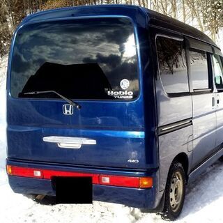 バモス ホビオ 希少! 4WD ターボ 車検長い!個人出品、全て込み！4AT フルセグ、ナビの画像