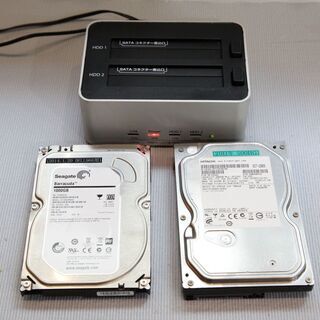 HDDドッキング＋ハードデスク1000GBの画像