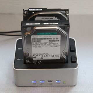 HDDドッキング＋ハードデスク1000GBの画像