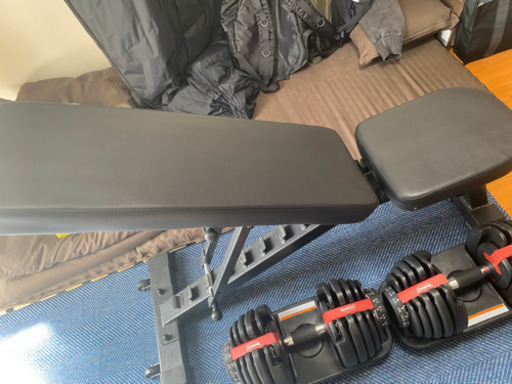 ダンベル24kg ベンチ台