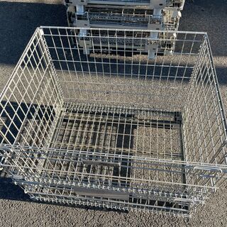 値下げしました！中古メッシュボックス　W1050×D830×H850mm　Q001の画像