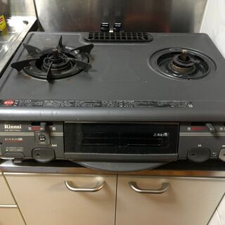 ガスコンロ Rinnai KGE-650FTS(BK)L