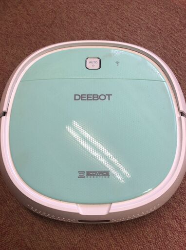 ★ジャンク品★DEEBOT MINI2 ロボット掃除機　DA3G　ミントグリーン　本体＋充電器のみ　付属品なし