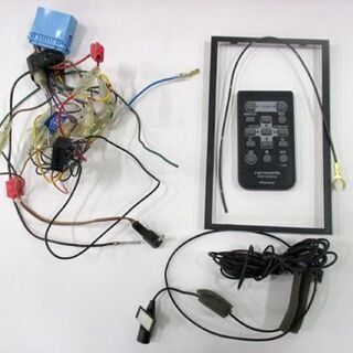 ジャンク品 カロッツェリア 2DINオーディオ CD/USB/Bluetooth/チューナー ユニット FH-4100 リモコン付き パイオニア 動作未確認 新道東店の画像